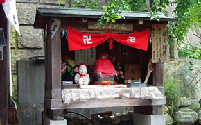 祭礼用、横幕、地蔵