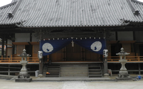 神社、横幕